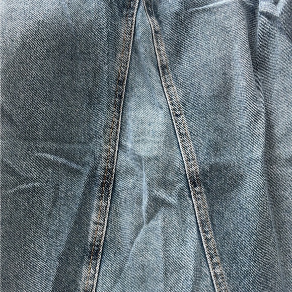 ZARA Z1975 BACK SLIT DENIM SKIRT - Picture 7 of 12